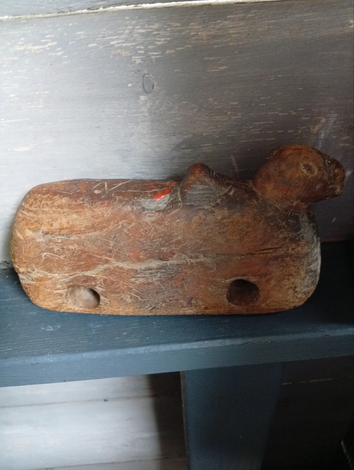 Antieke houten nandi 19 de eews, Ophalen of Verzenden