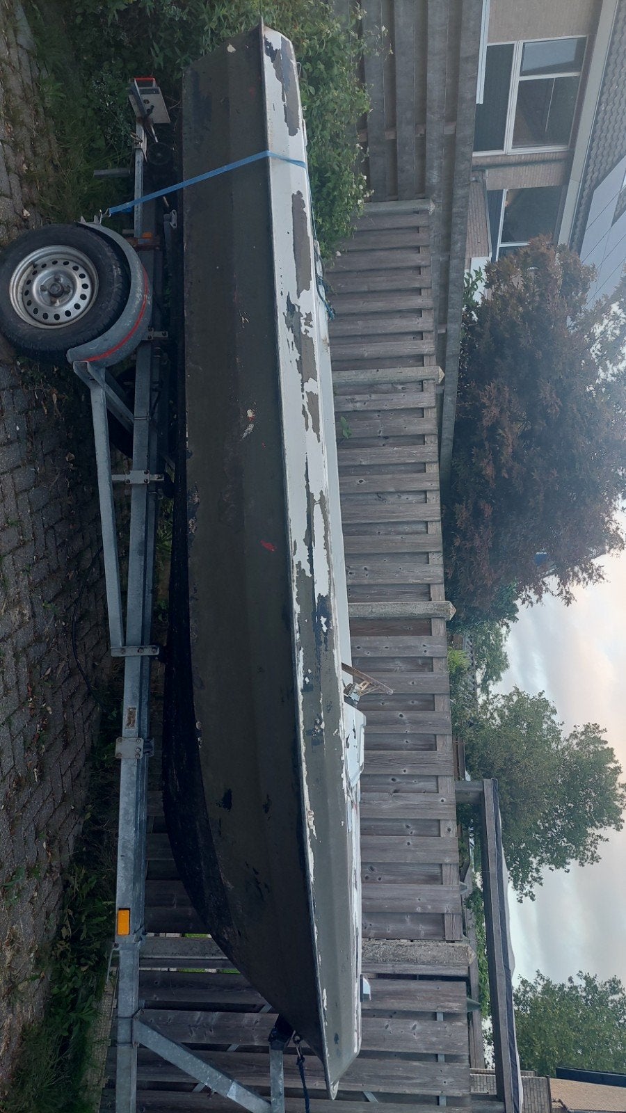 Opkanpper boot zonder motor en trailer, inclusief afdekzeil, Ophalen of Verzenden, Gebruikt