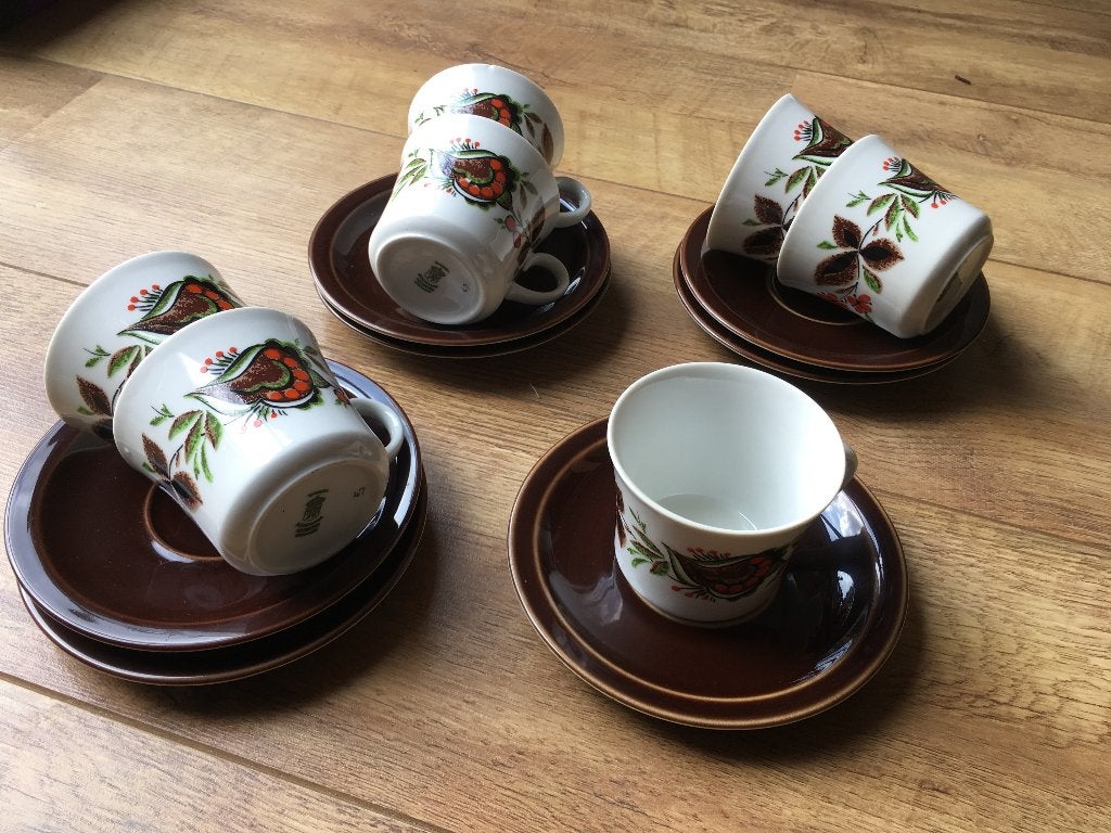 Vintage Bavaria servies (6 stuks), Antiek en Kunst, Antiek | Servies compleet, Ophalen of Verzenden