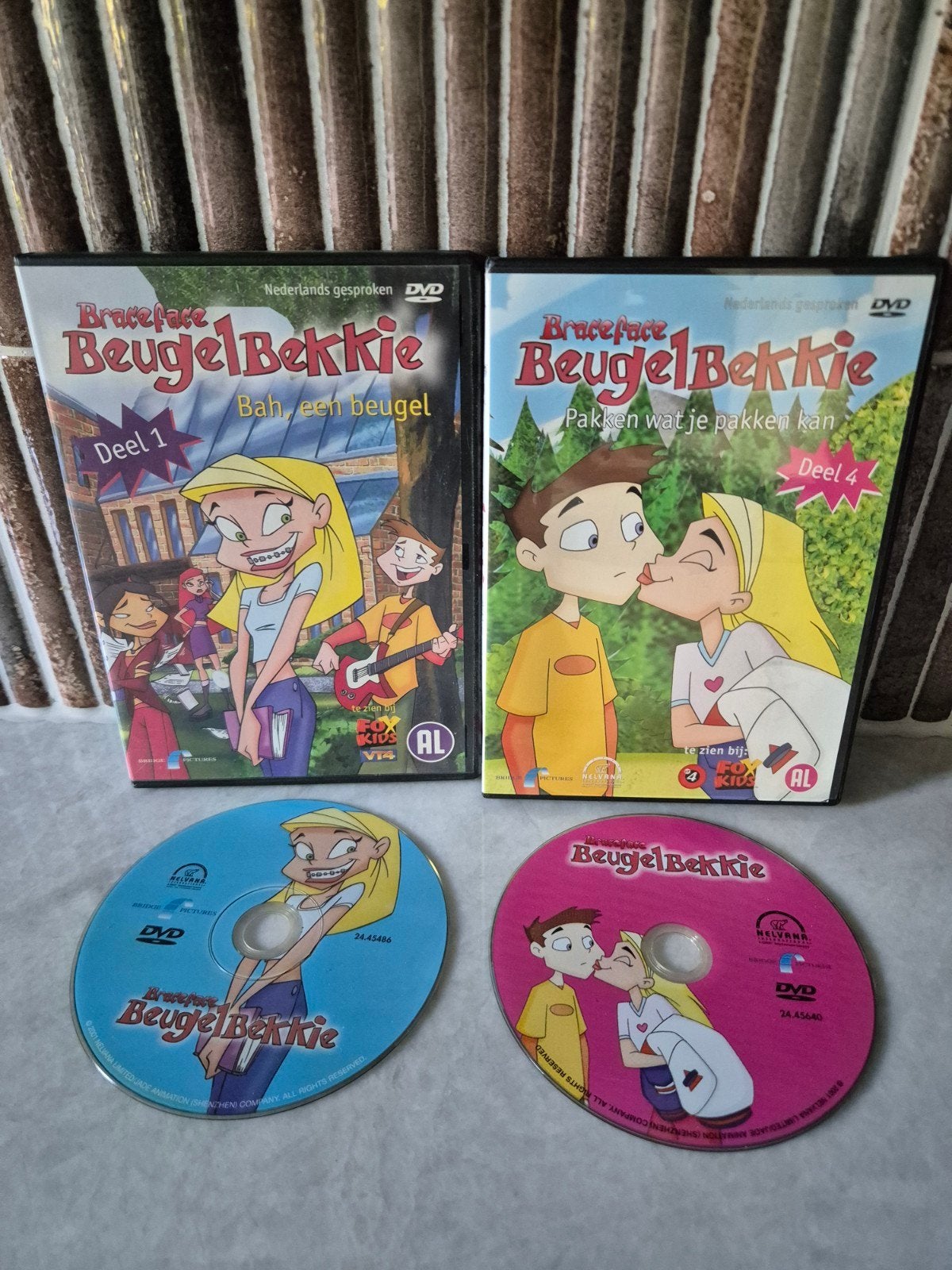 Beugelbekkie DVD's - Deel 1 & Deel 4 (Nederlands gesproken), Cd's en Dvd's, Gebruikt, Animatie, Alle leeftijden, Tv-serie