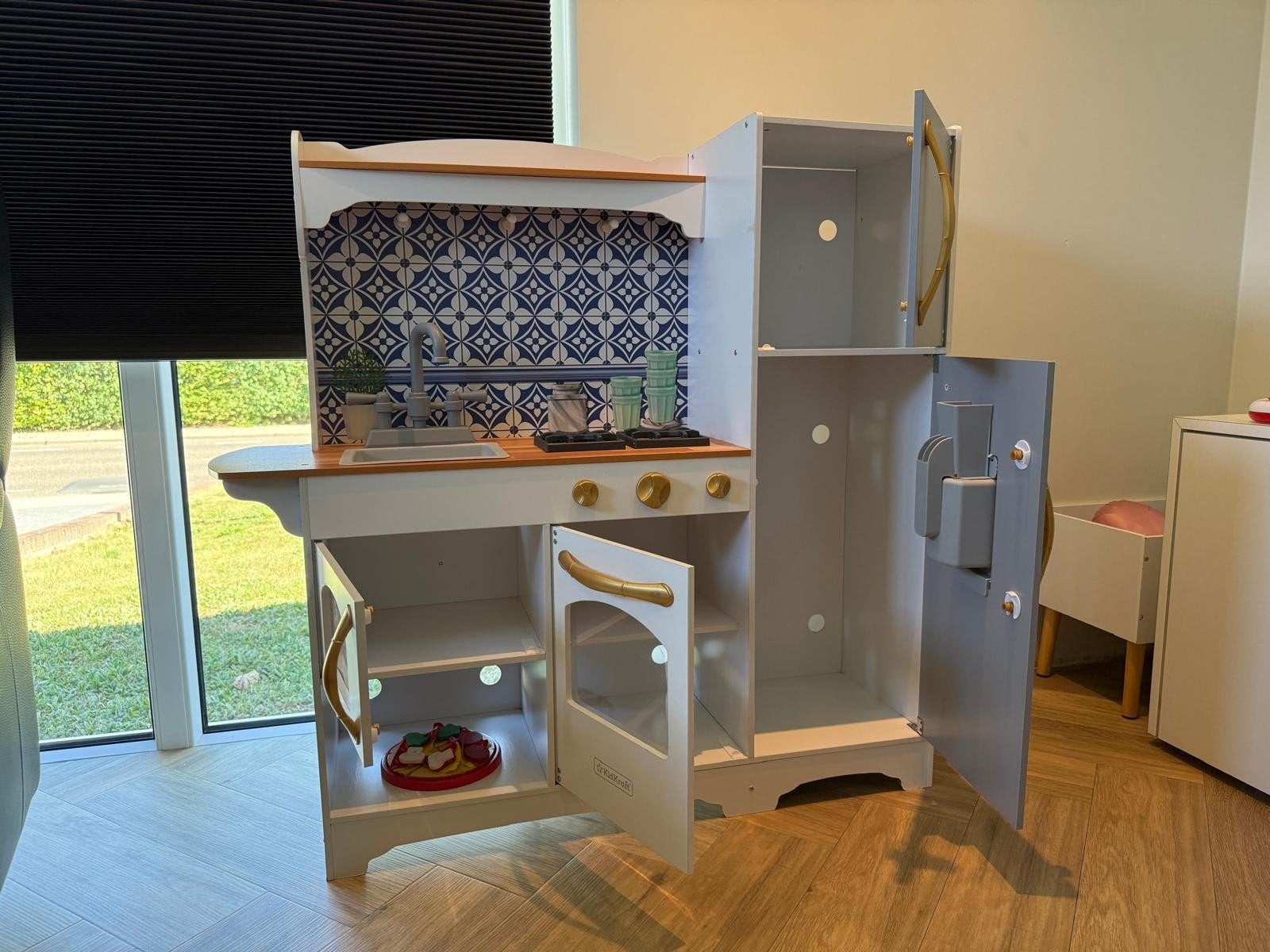 Kidkraft Speelkeuken - Compleet met Koelkast en Oven, Ophalen, Gebruikt, Hout, Speelkeuken