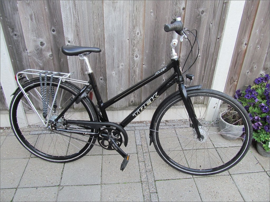 Dames/Meisjes Fiets , Trek Dublin 28 inch frame 50 cm, Gebruikt, Versnellingen, 50 tot 53 cm, Trommelrem