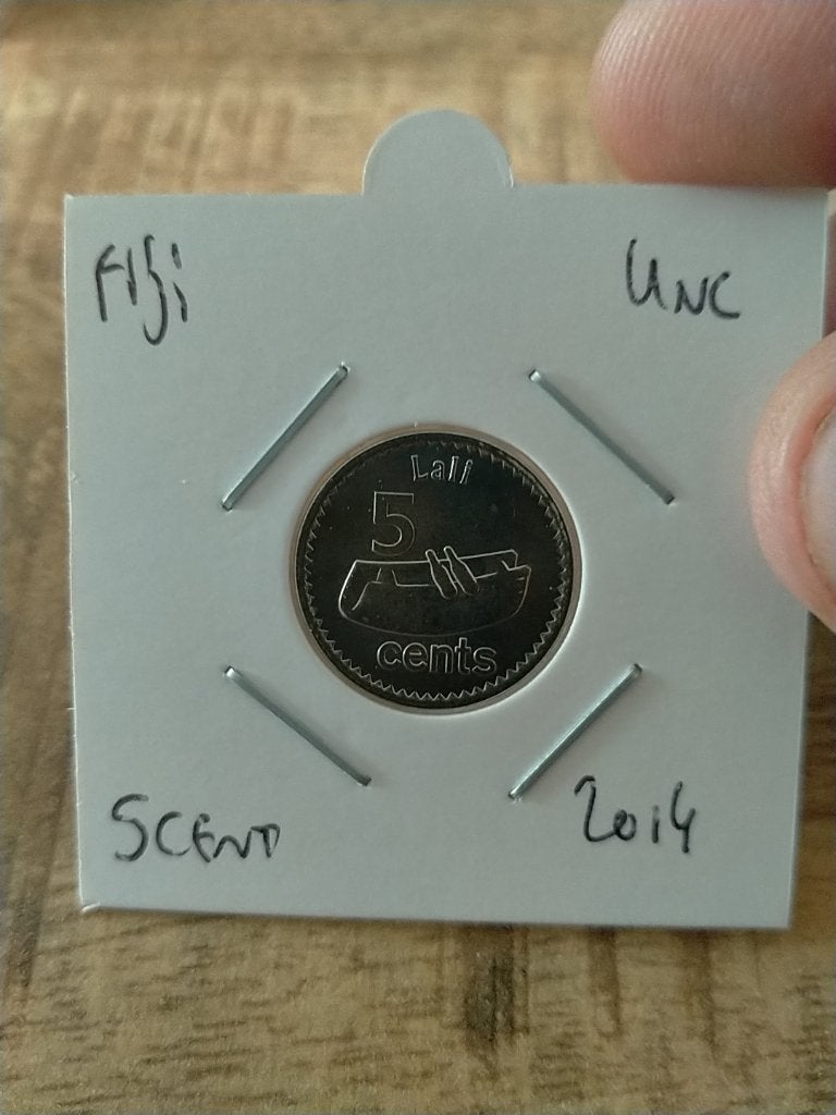 Fiji 5 Cent 2014 , UNC, Verzenden, Losse munt