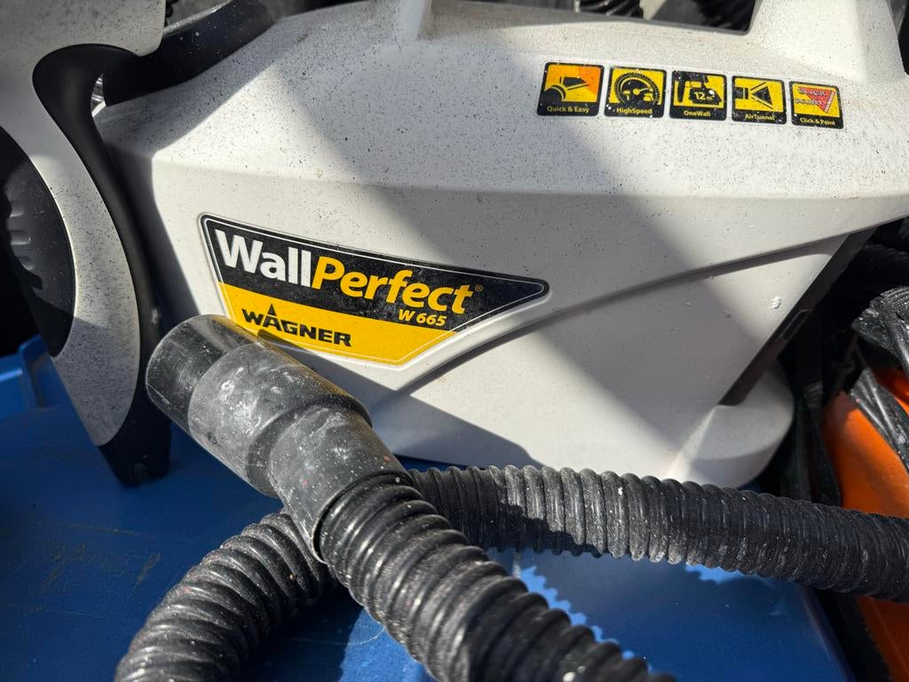 Wagner WallPerfect W665 verfspuit, Ophalen of Verzenden, Gebruikt, Verfspuit of Verfpomp