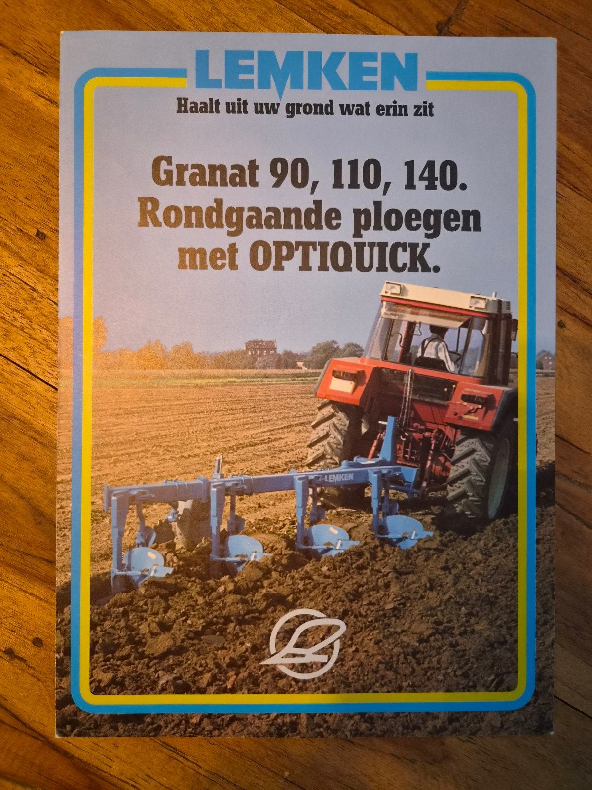 tractor folder Lemken Granat 90, 110, 140 rondgaande ploegen, Ophalen of Verzenden