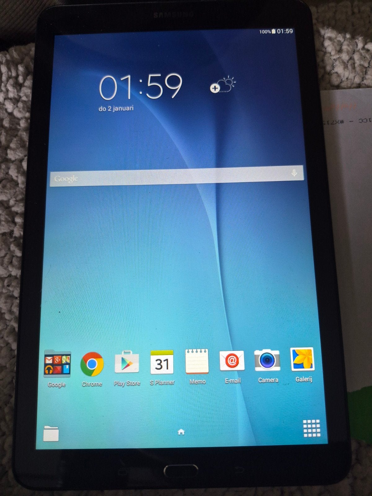 Samsung galaxy tabl E te koop, Computers en Software, Android Tablets, Ophalen of Verzenden, 10 inch, 16 GB