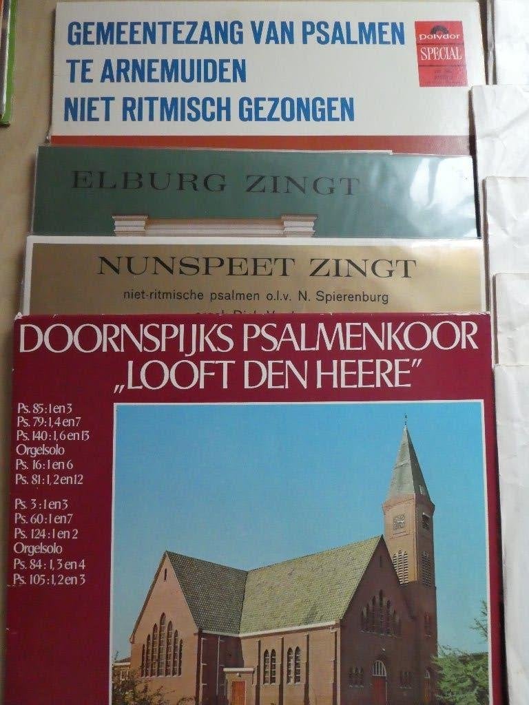 Collectie lp's (niet ritmische) psalmen, Overige typen, Ophalen of Verzenden, Zo goed als nieuw, 12 inch
