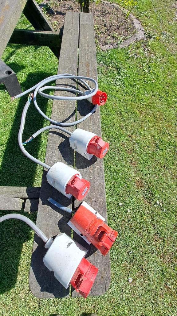 Groepenkast, 380 volt stekkers en stopcontacten, Doe-het-zelf en Verbouw, Elektra en Kabels, Ophalen of Verzenden, Gebruikt, Kabel of Snoer