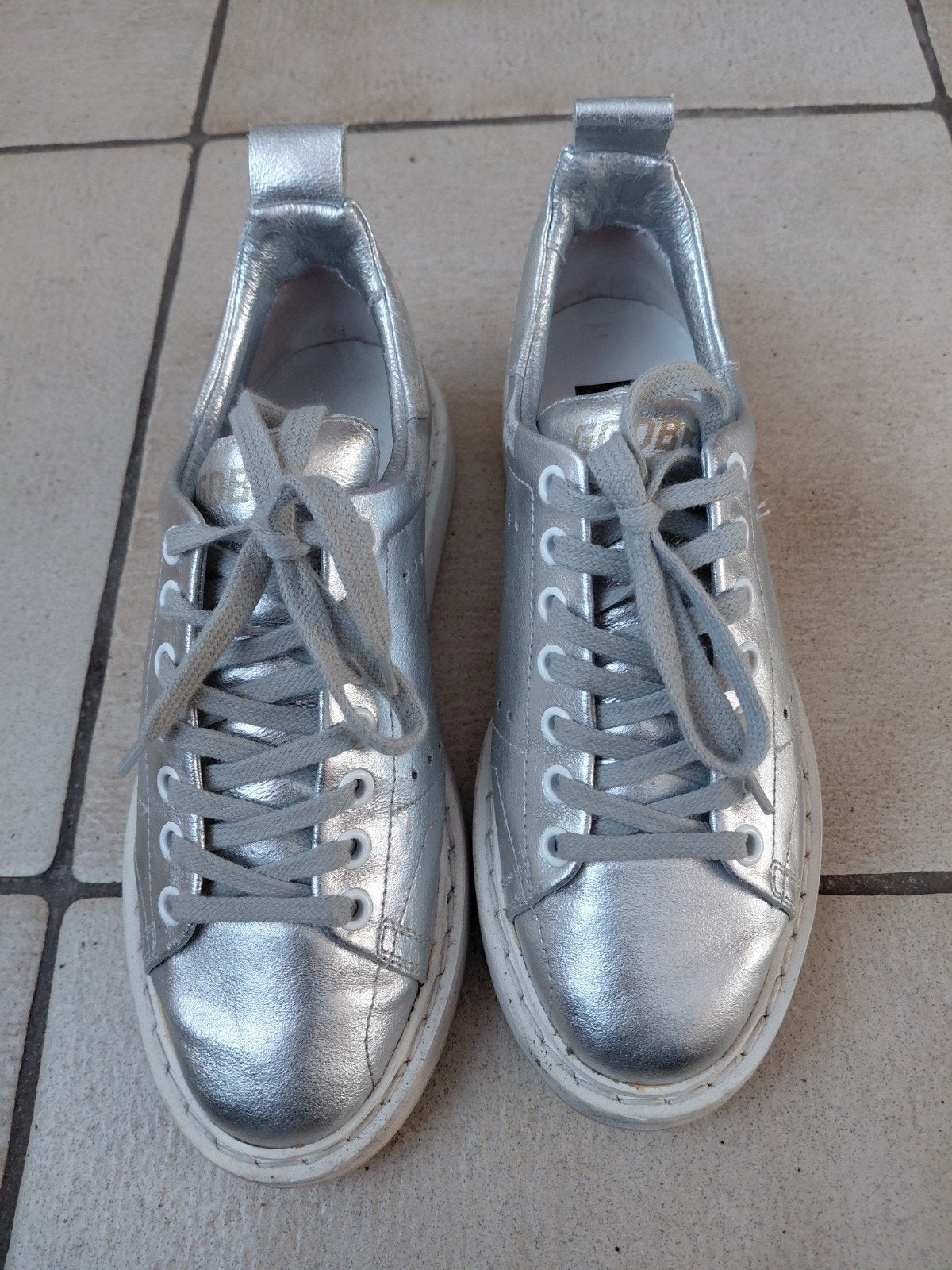Golden Goose Starter Sneakers Zilver Maat 36, Overige kleuren, Ophalen of Verzenden, Sneakers of Gympen, Golden Goose