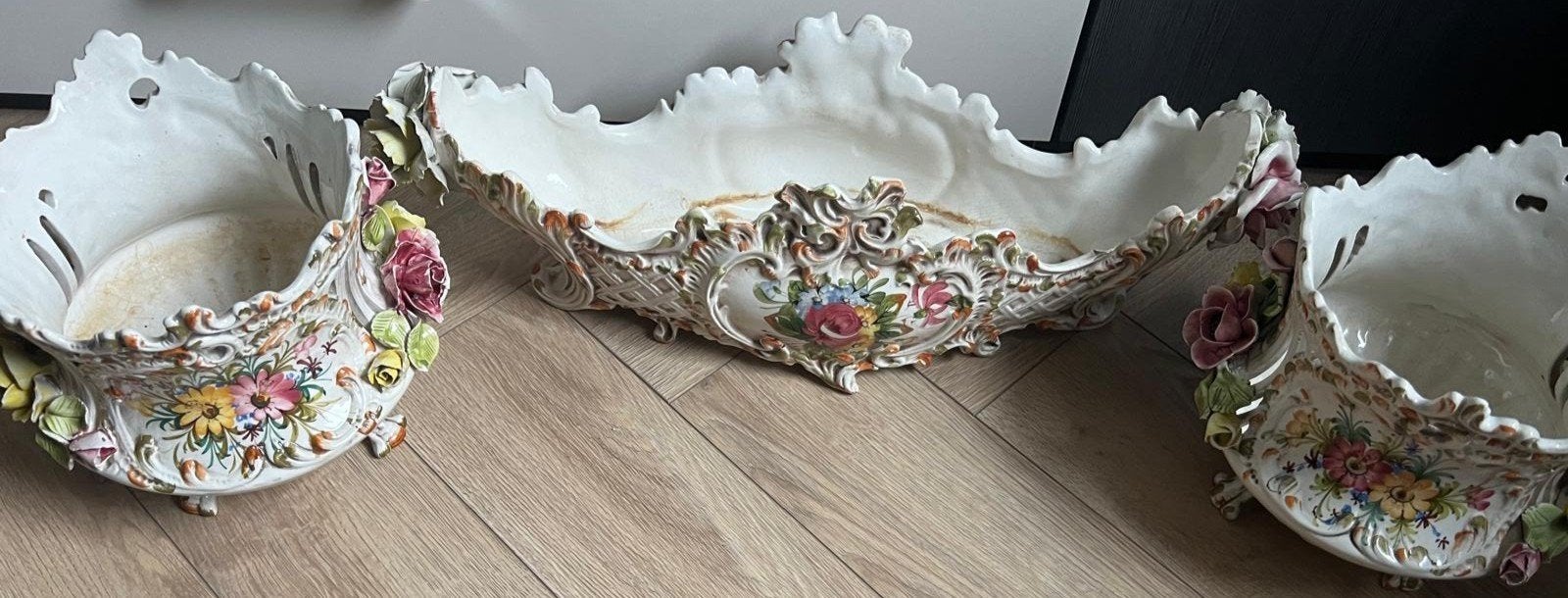 porseleinen set, Ophalen
