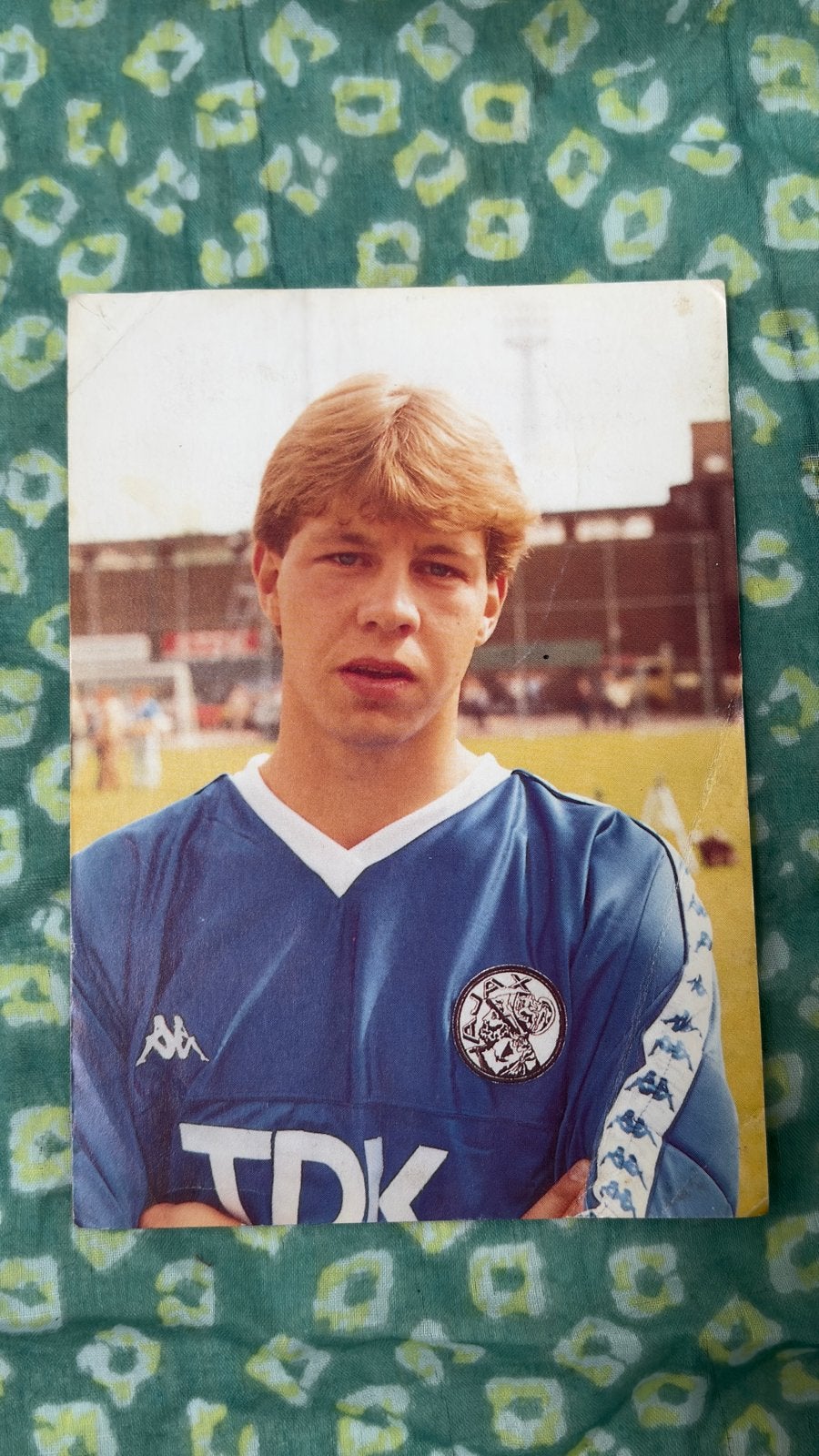 Vintage Ajax spelerskaart Fred Grim - Bakkerij 't Stoepje, Ophalen of Verzenden, Gebruikt, Ajax, Spelerskaart