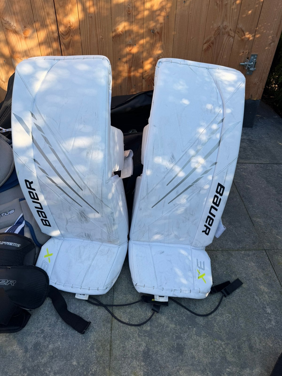 Ijshockey Goalie pads Bauer Vapor 3X, Ophalen, Gebruikt, Bescherming