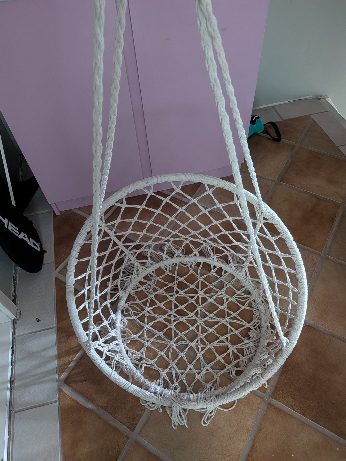 Hang stoel, Ophalen