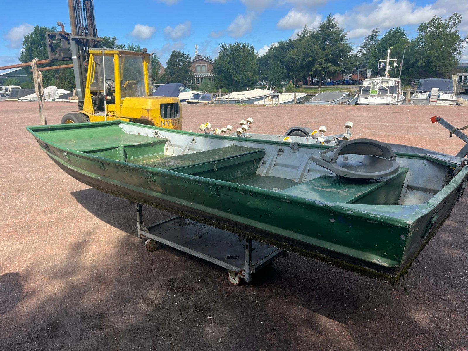 Te koop een mon ark aluminium platbodem 4.20x1.80, Tot 10 pk, Ophalen of Verzenden, Zo goed als nieuw, Topcraft