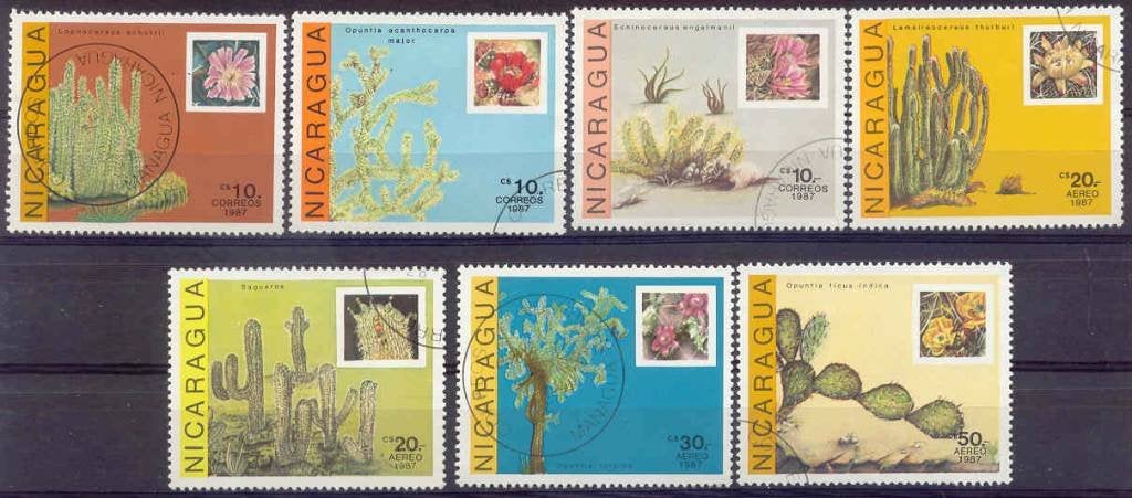 Nicaraqua 1987 M2800-2806 gest., Ophalen of Verzenden, Gestempeld, Midden-Amerika