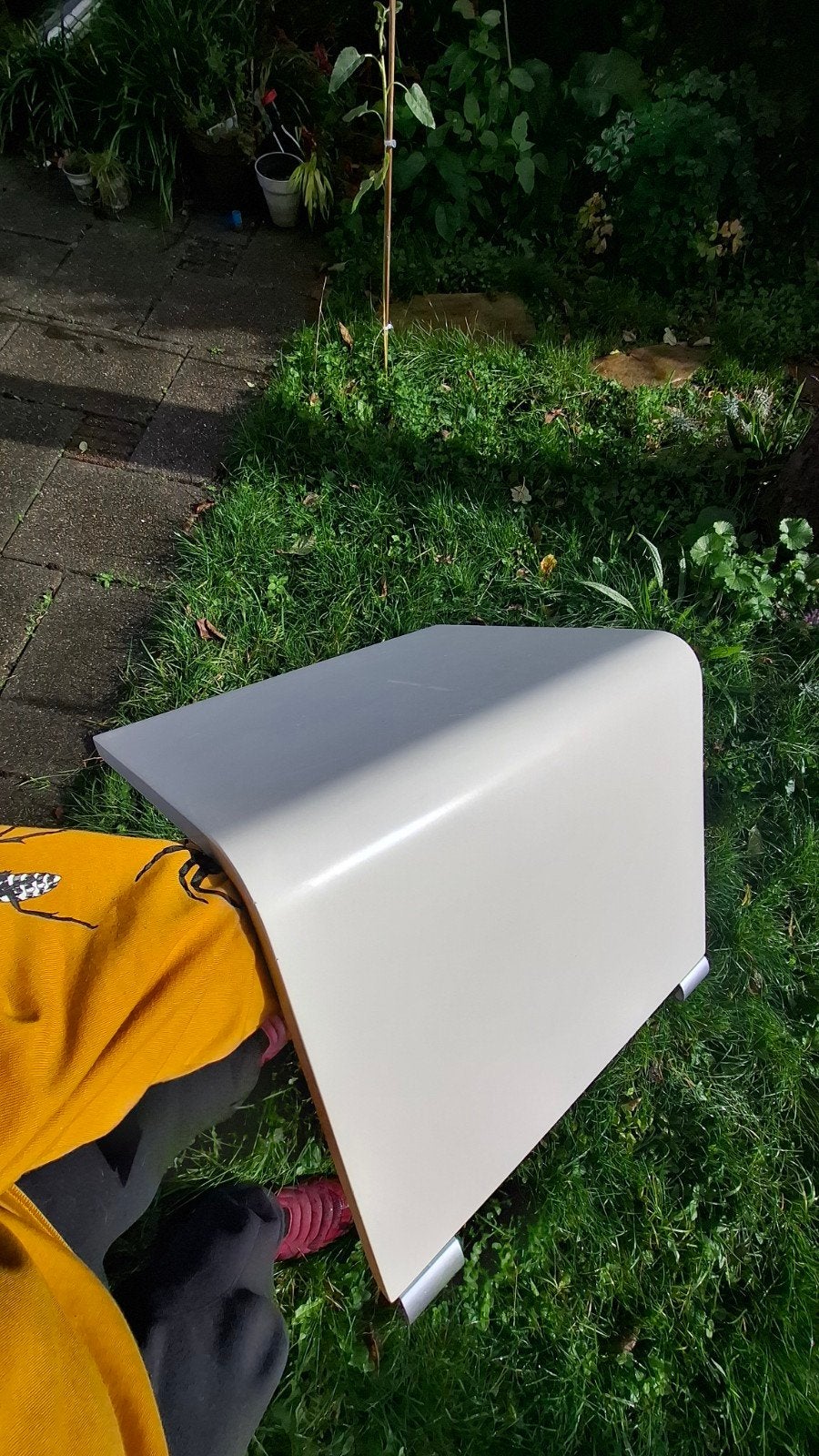 Auping Auronde 1000 hangtafeltje, Gebruikt, Wit, Tweepersoons, Ophalen of Verzenden