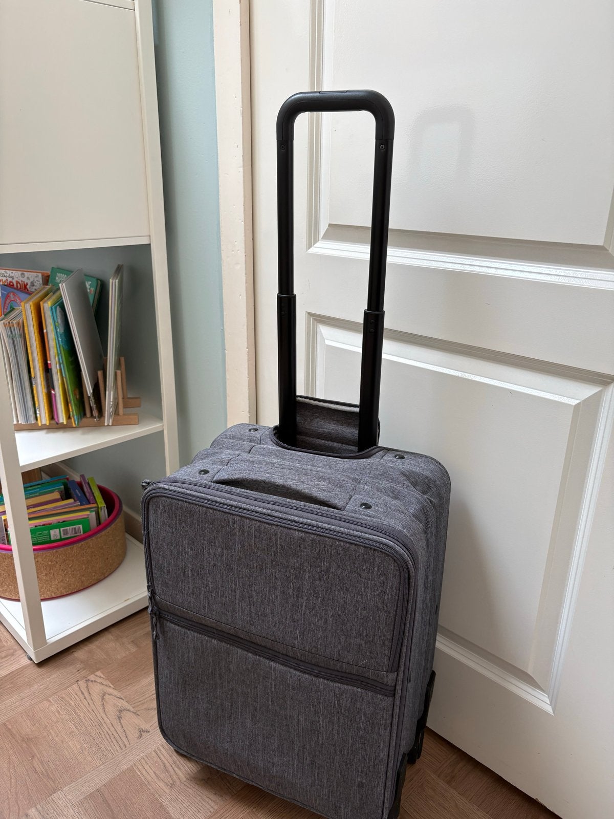 Muji Soft Carry-on Trolley, Ophalen, Uitschuifbare handgreep, 30 cm of meer, Zo goed als nieuw