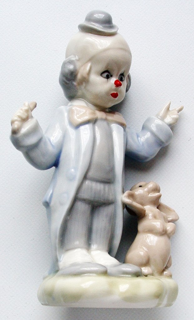 Capodimonte stijl beeld van een clowntje, Ophalen of Verzenden, Zo goed als nieuw, Mens