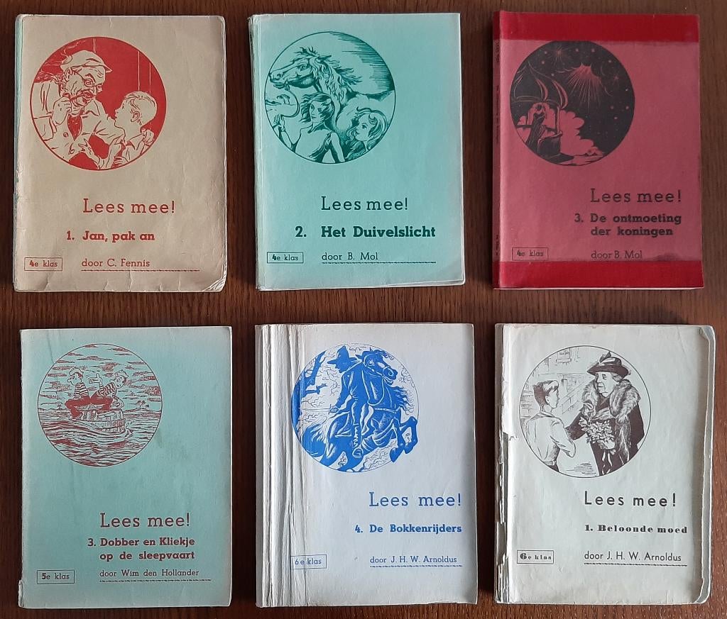 Oude schoolboekjes: LEES MEE, Boeken, Kinderboeken | Jeugd | 10 tot 12 jaar, Gelezen, Ophalen of Verzenden