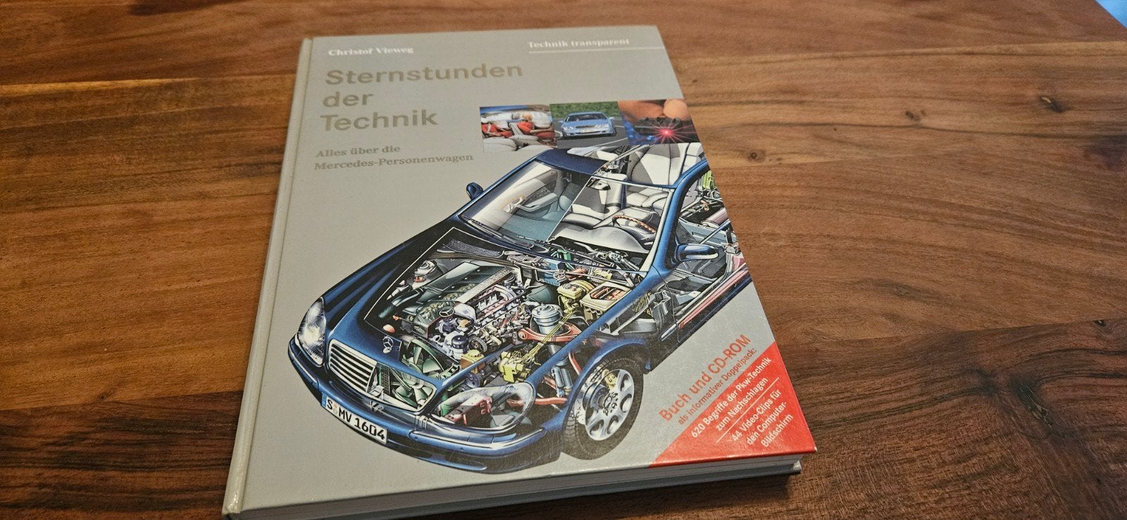 Mercedes-Benz Boek: Sternstunden der Technik + CD-ROM, Ophalen of Verzenden, Zo goed als nieuw, Mercedes, Eberhard Veit