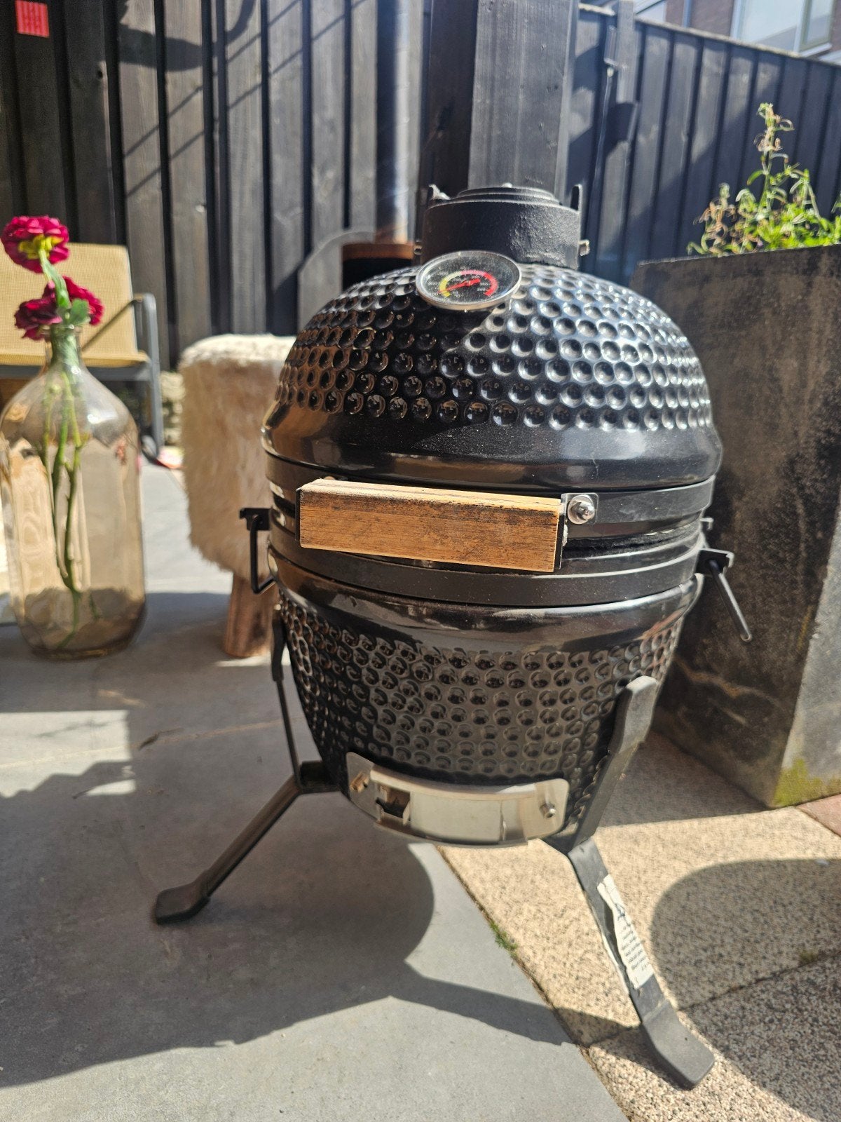 Compacte Kamado BBQ met thermometer - Nieuw, Ophalen, Nieuw, Onbekend