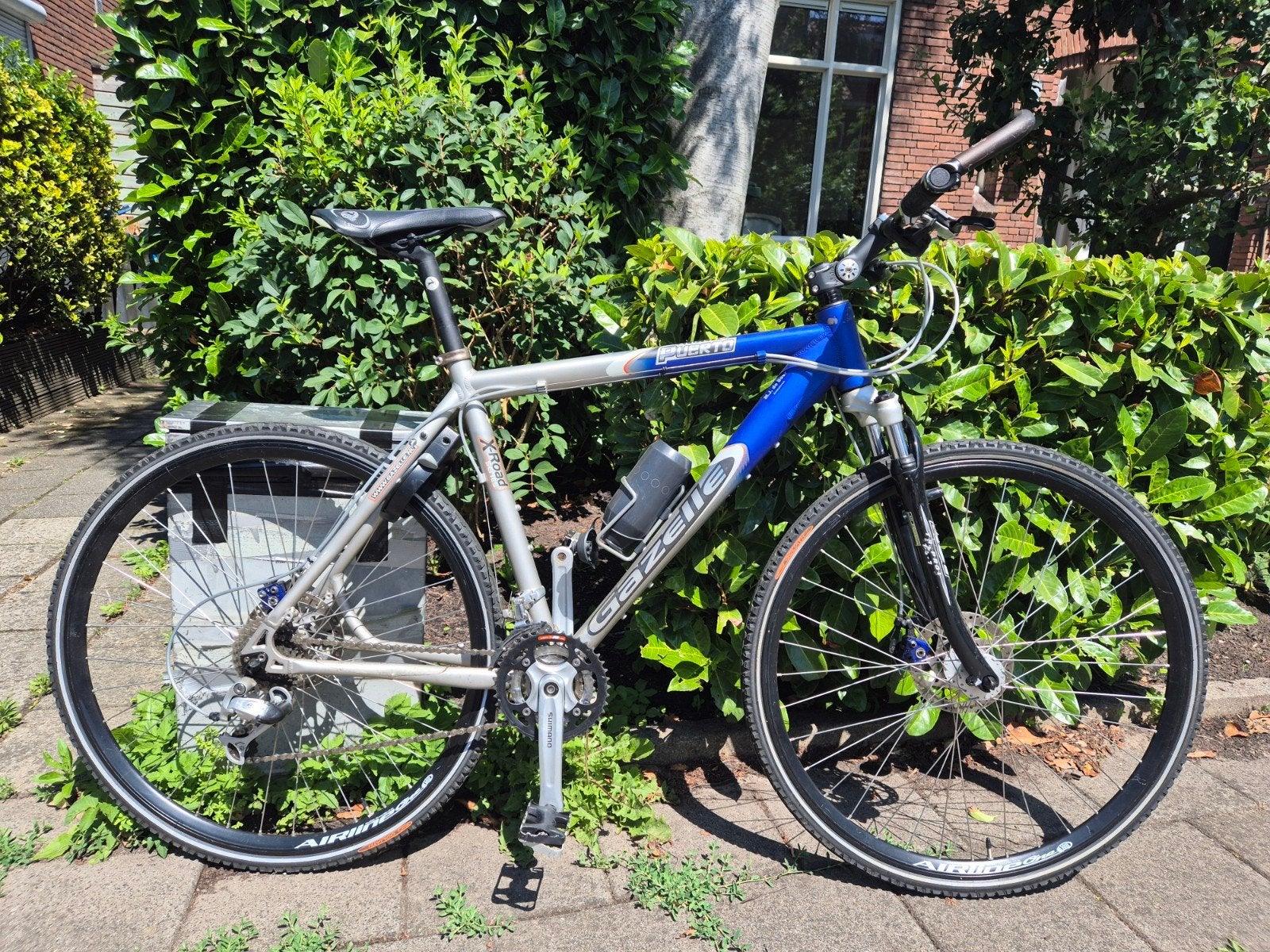Gazelle Puerto Hybride Fiets met Schijfremmen, Ophalen of Verzenden, Gazelle