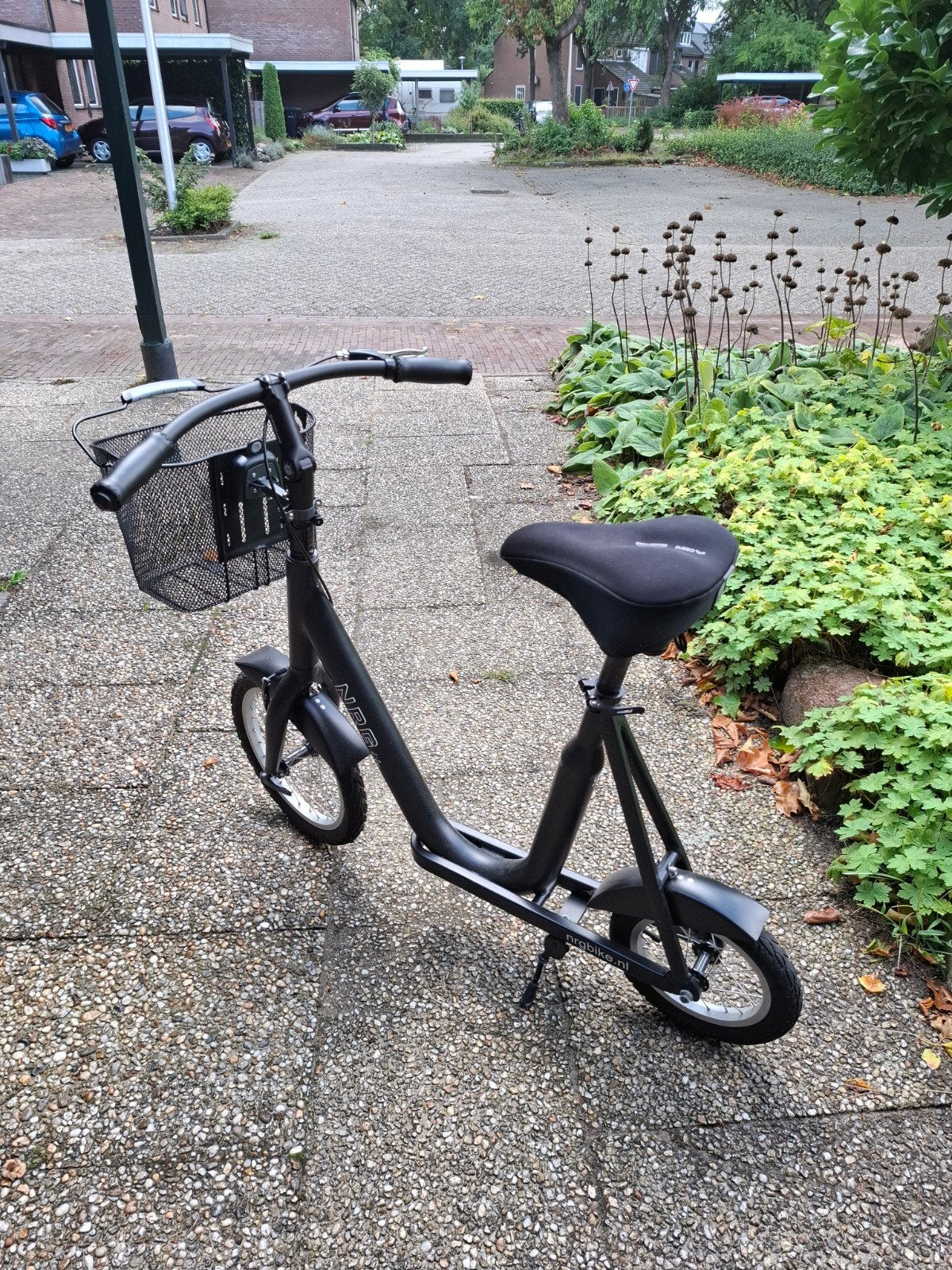 NRG bike opvouwbare loopfiets met mandje - Zo goed als nieuw, Fietsen en Brommers, Ophalen, Zo goed als nieuw, Velgrem, NRG bike