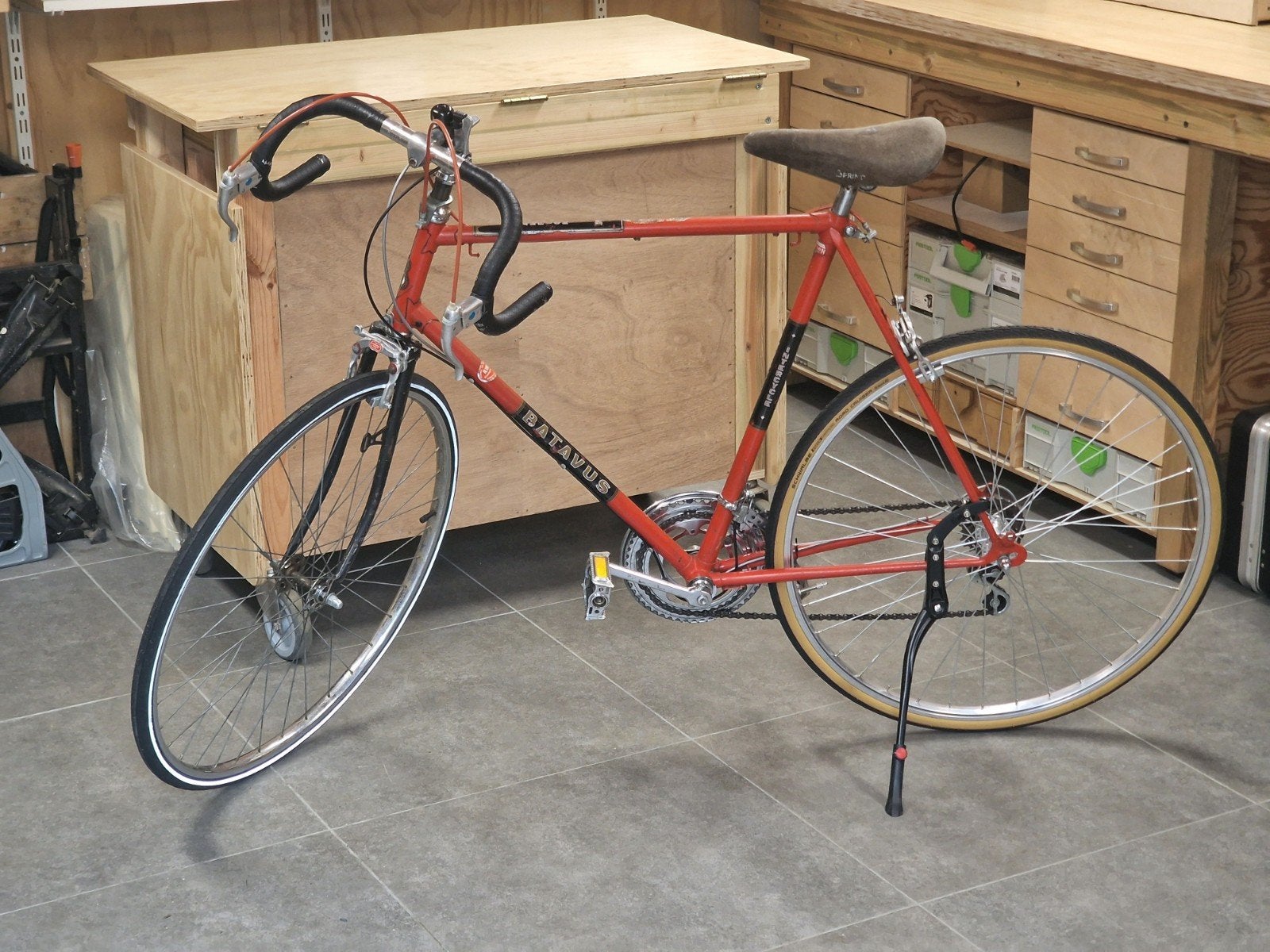 Oude vintage Batavus Champion racefiets, 59 cm of meer, Ophalen, Velgrem, Batavus