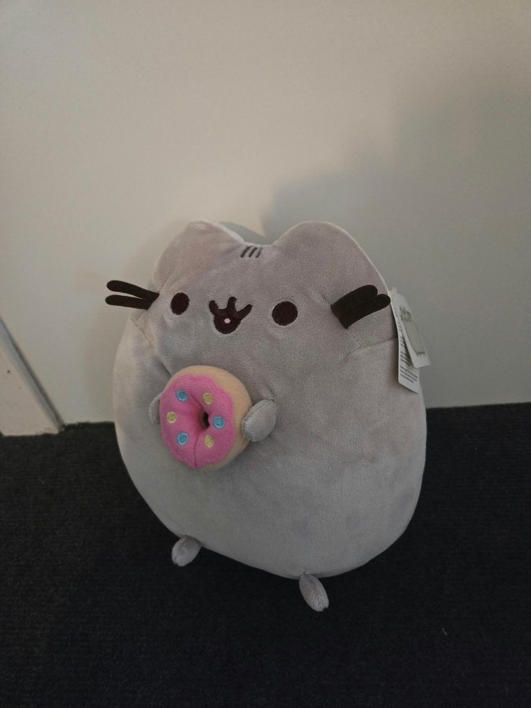 Pusheen Donut Knuffel, Overige merken, Grijs, Nieuw, Ophalen of Verzenden
