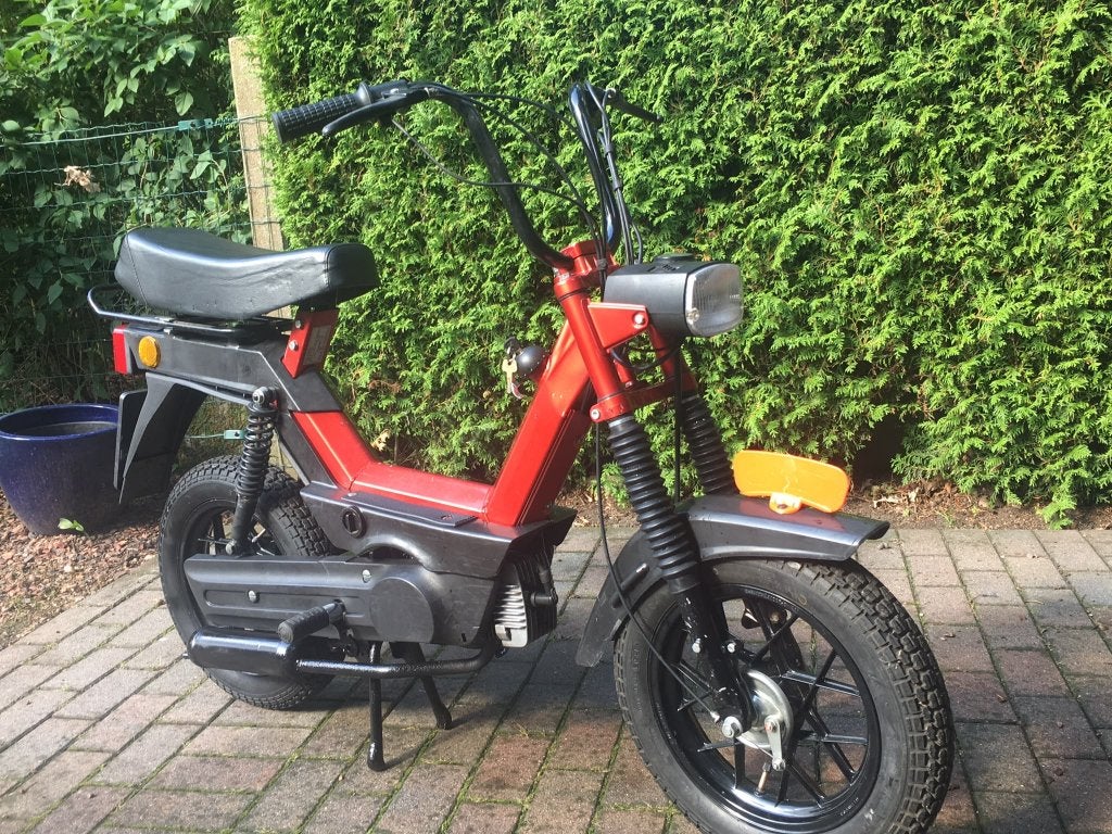 Gilera Cita rode lak, zwarte velgen Italiaanse klassieker, Fietsen en Brommers, Ophalen, Maximaal 25 km/u, Overige merken