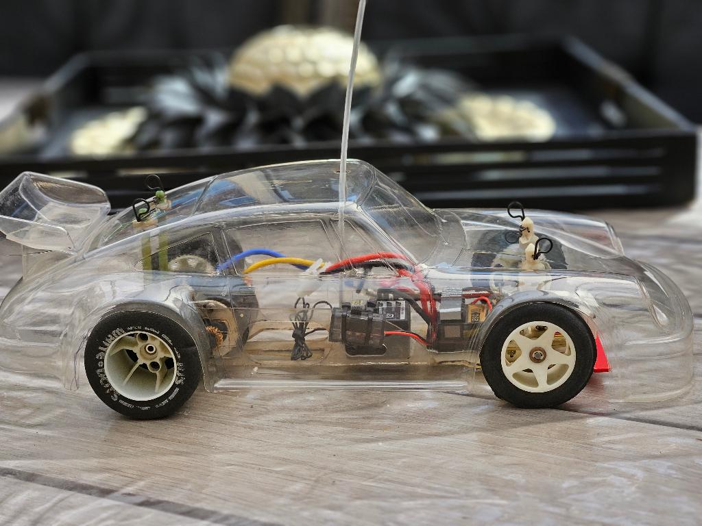 Vintage uiterst rare Schumacher Lexan Car 1/12, Elektro, Gebruikt, Ophalen of Verzenden, Auto onroad