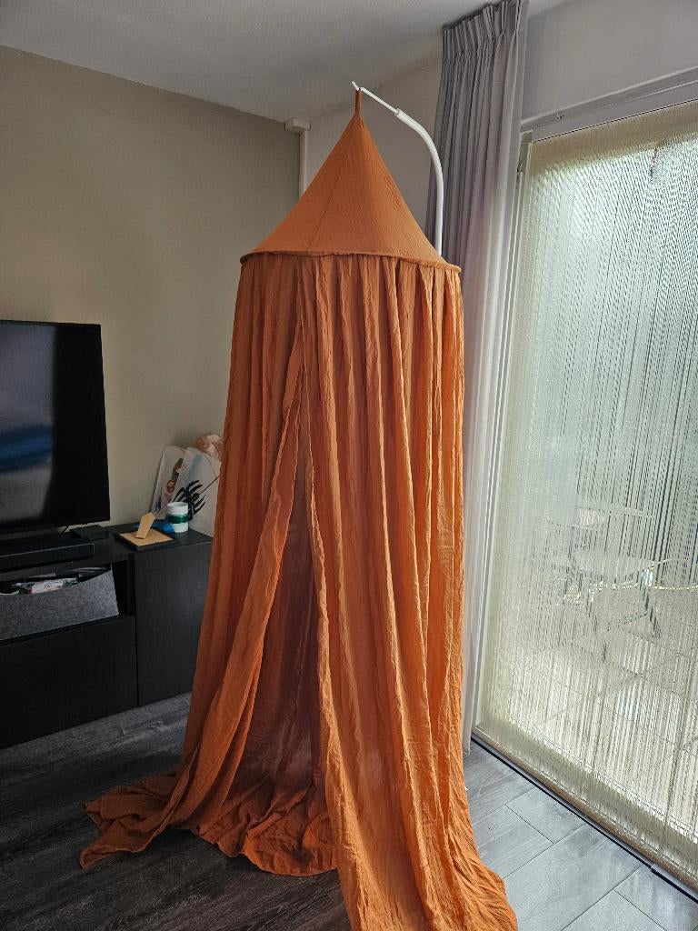 Klamboe met piekstok, Kinderen en Baby's, Kinderkamer | Inrichting en Decoratie, Ophalen, Gebruikt, Klamboe