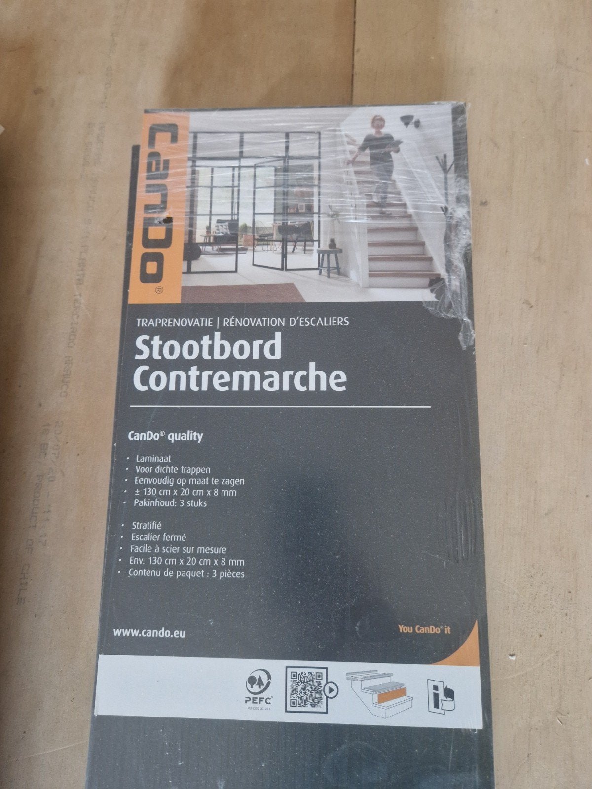 CanDo zwart stootbord - 3 verpakkingen, Ophalen, Nieuw, Minder dan 2 meter