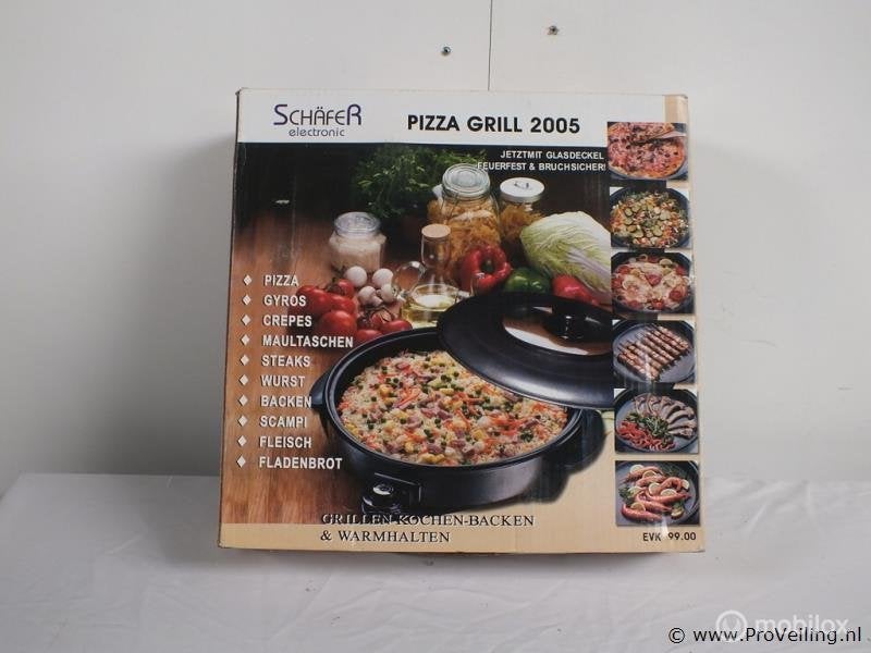 Online Veiling: Pan pizza, Nieuw