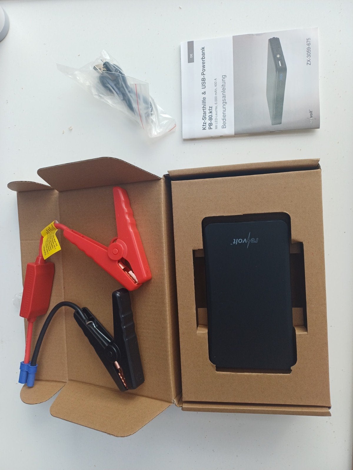 Revolt Kfz-Starthilfe & USB-Powerbank PB-80.kfz, Ophalen of Verzenden, Nieuw