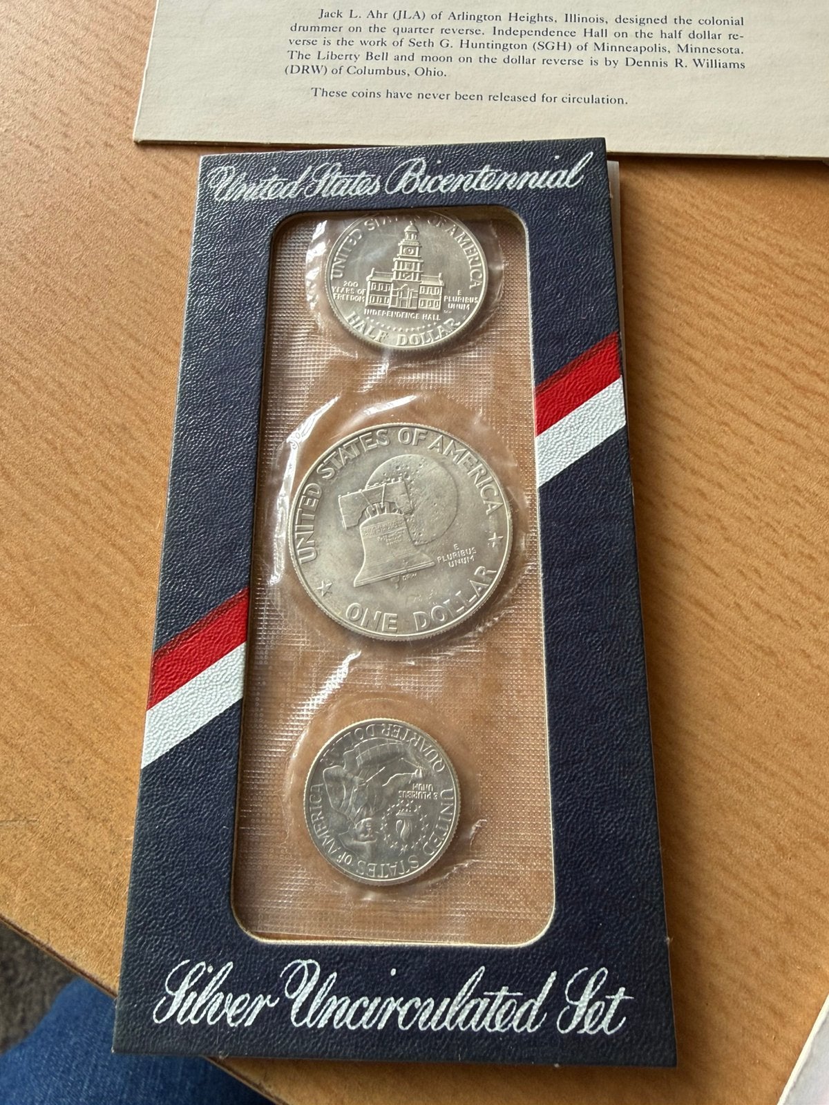 USA set in het zilver 1976, Ophalen of Verzenden, Noord-Amerika, Setje, Zilver
