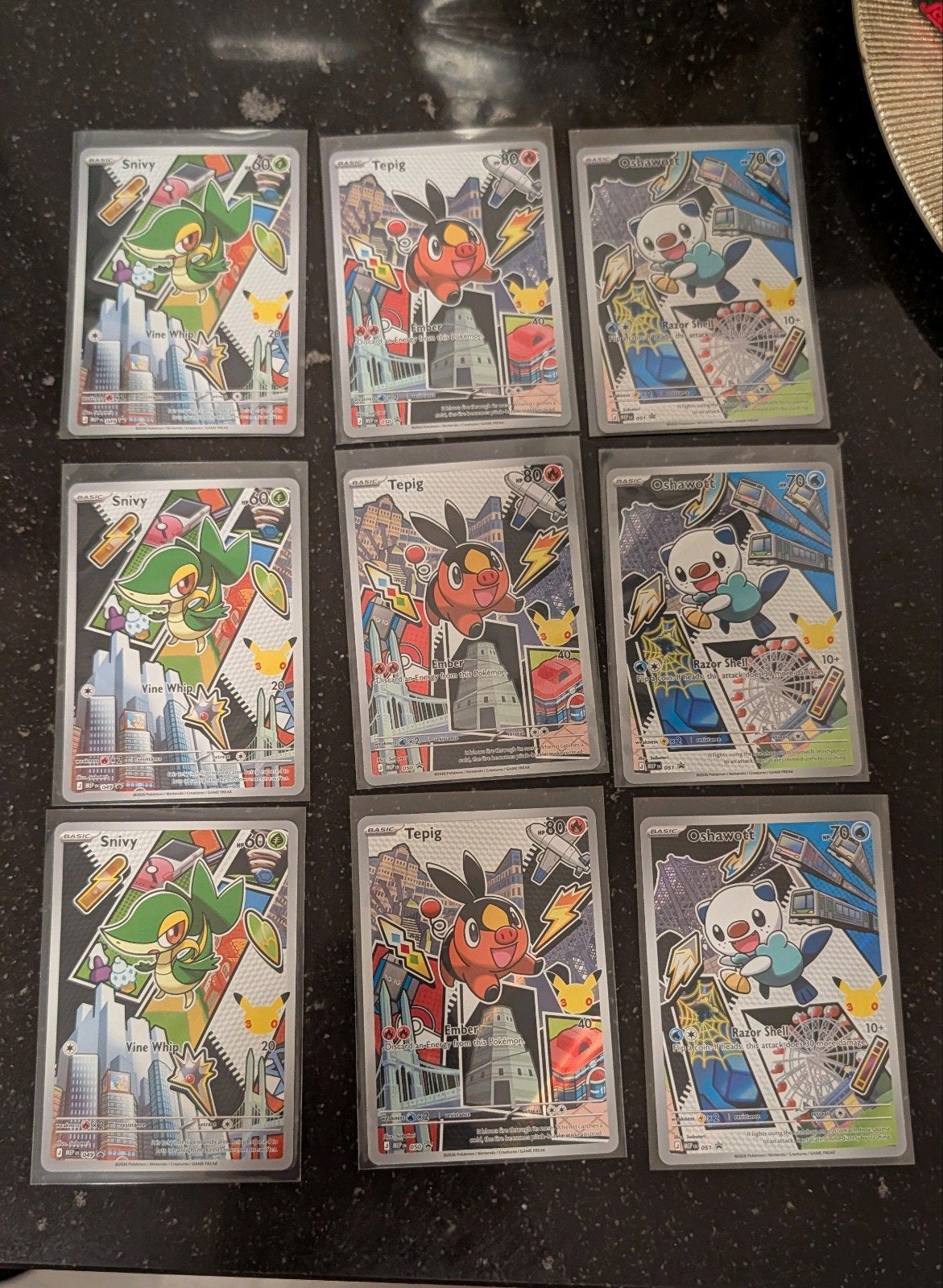Pokemon Karten First Partner series 2 GEN 5, Ophalen, Nieuw, Losse kaart, Foil