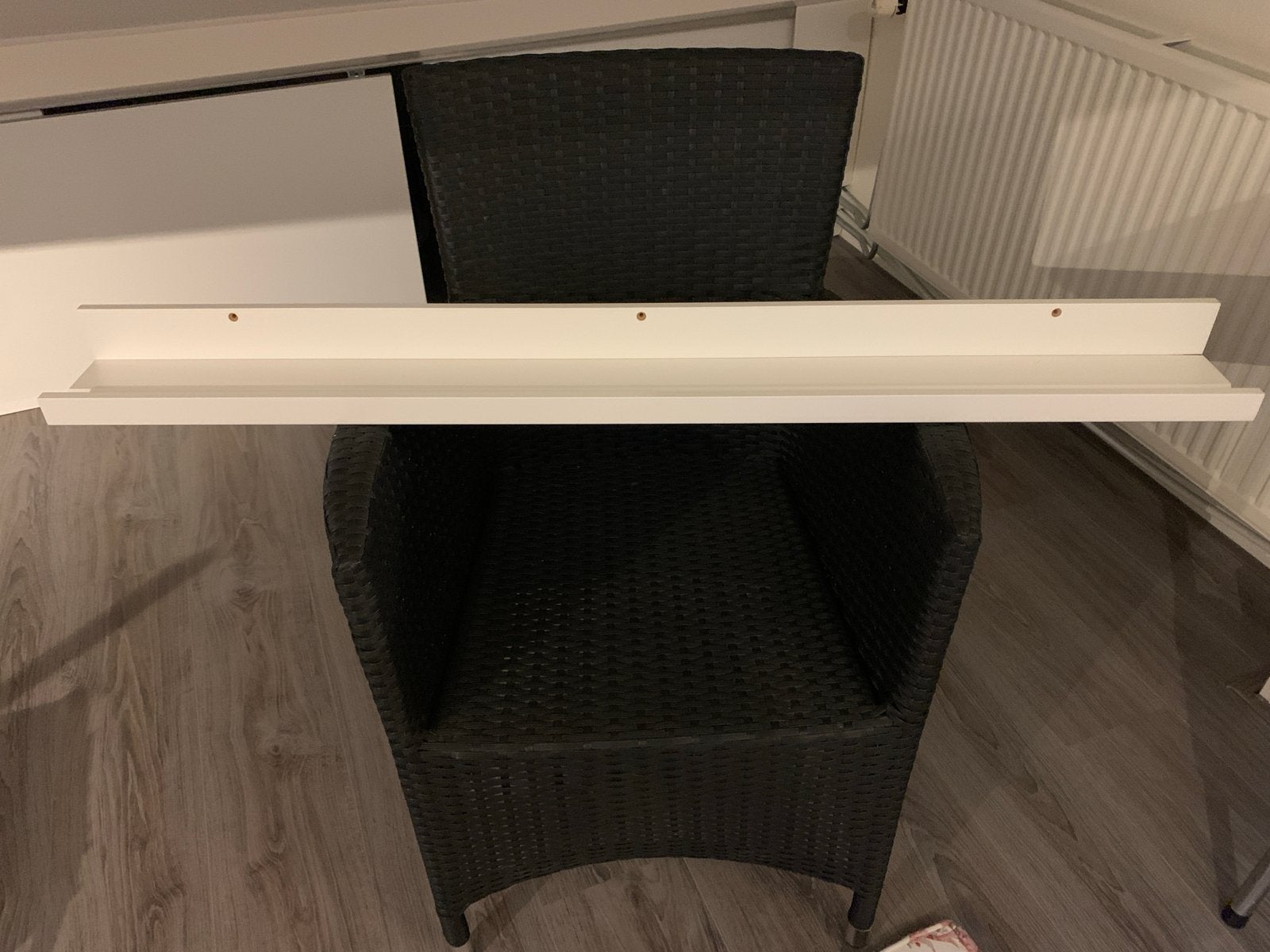 IKEA Mosslanda fotoplank / schilderijplank - wit (115 cm), Ophalen, Nieuw