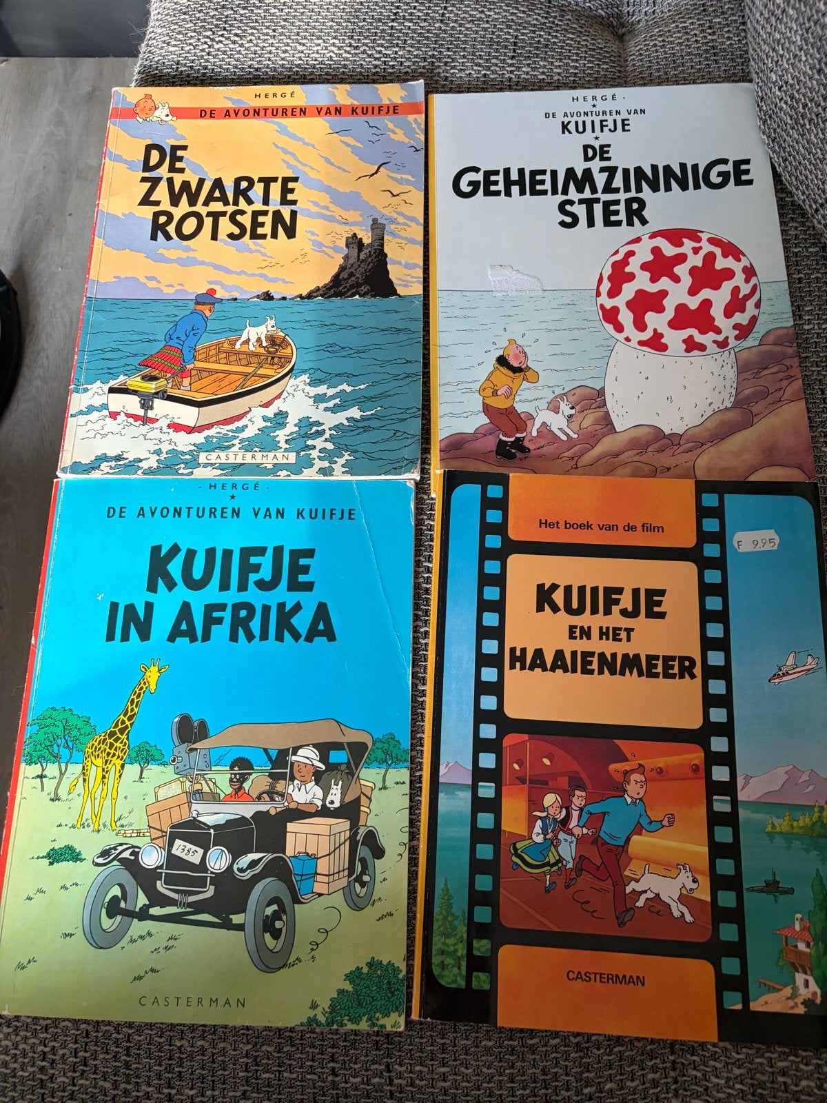 Kuifje stripboeken - De Zwarte Rotsen, Afrika, Geheime Ster, Meerdere stripboeken, Ophalen of Verzenden, Gelezen