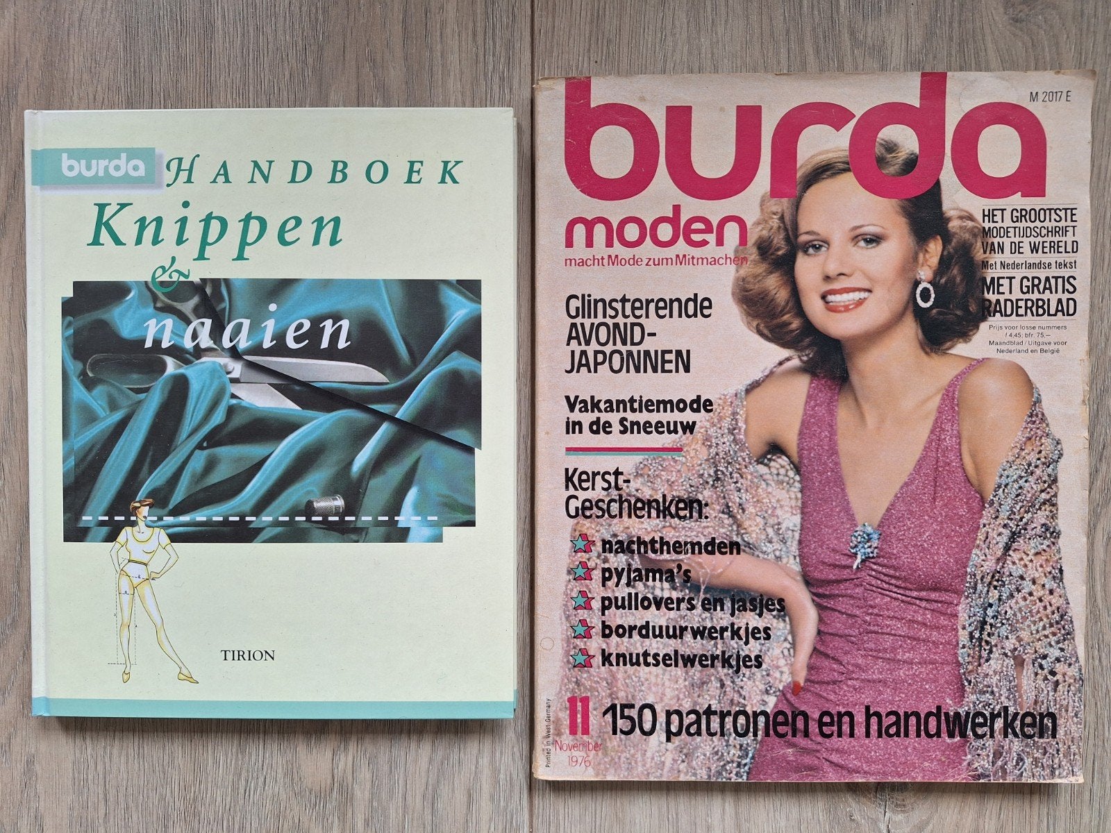 Burda Handboek Knippen en naaien + Burda mode uit 1976, Ophalen of Verzenden, Gelezen