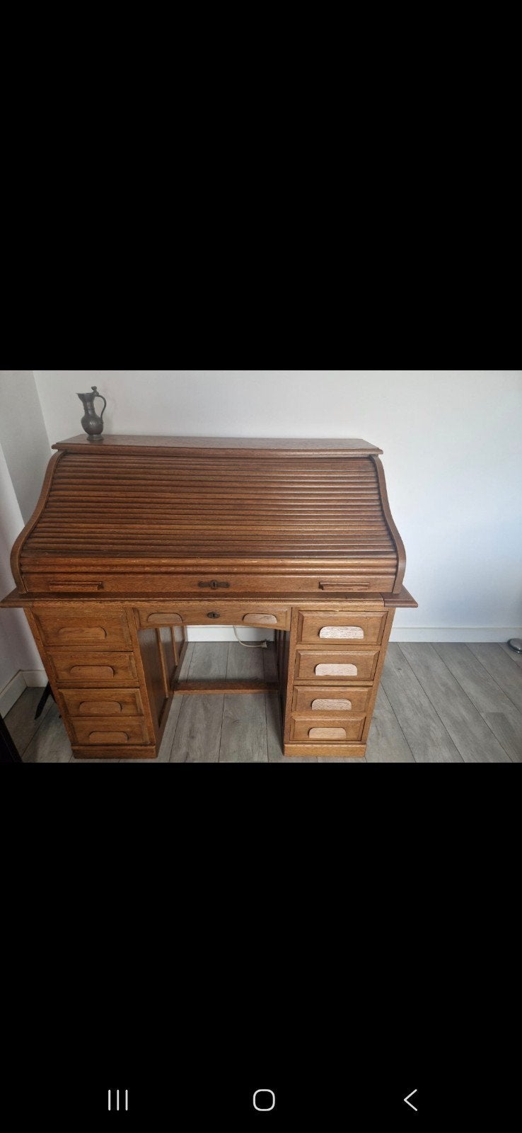 Vintage cilinderbureau, Ophalen