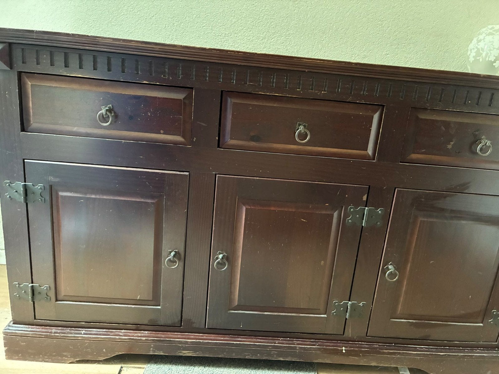 Dressoir koloniale stijl, Ophalen, Gebruikt, Koloniaal, Met lade(s)