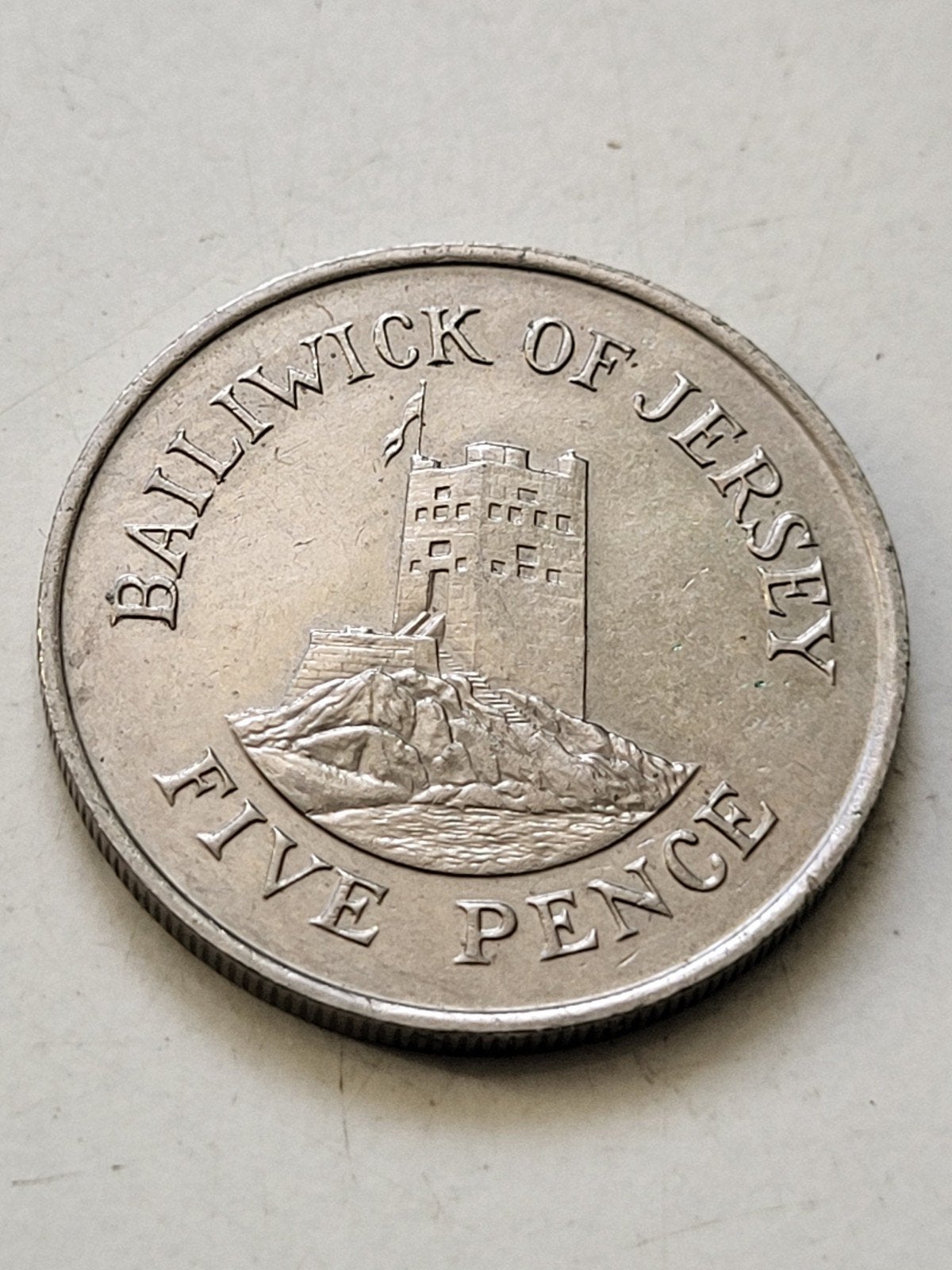 Munt Bailiwick of Jersey 5 Pence 1985, Ophalen of Verzenden
