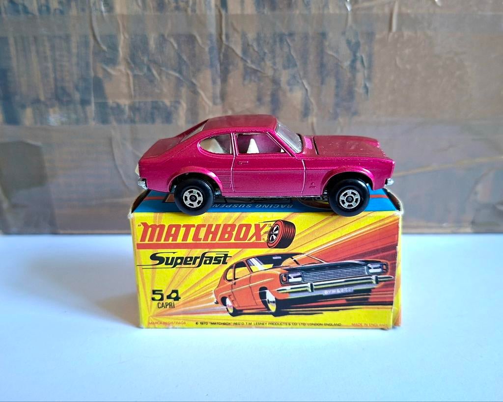 Matchbox superfast 54 ford capri, Ophalen of Verzenden, Zo goed als nieuw, Auto