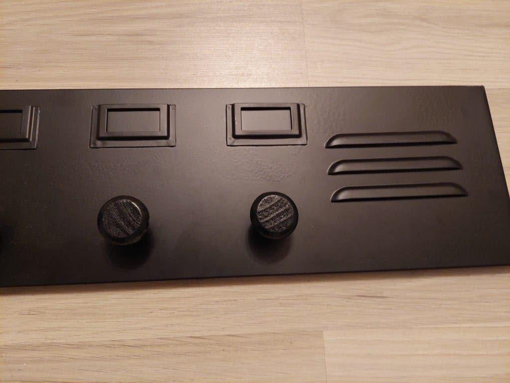 Industrieel zwart metalen kapstokje, Nieuw, Minder dan 100 cm, Metaal, Ophalen