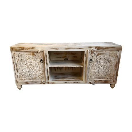 T.V. Cabinet Mandela, Ophalen, Boho, 150 tot 200 cm, Nieuw