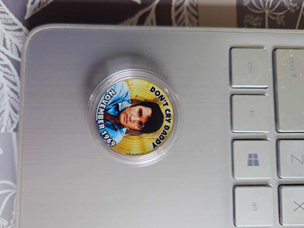 Elvis Presley 'Don't Cry Daddy' Half Dollar Munt, Ophalen of Verzenden, Noord-Amerika, Losse munt