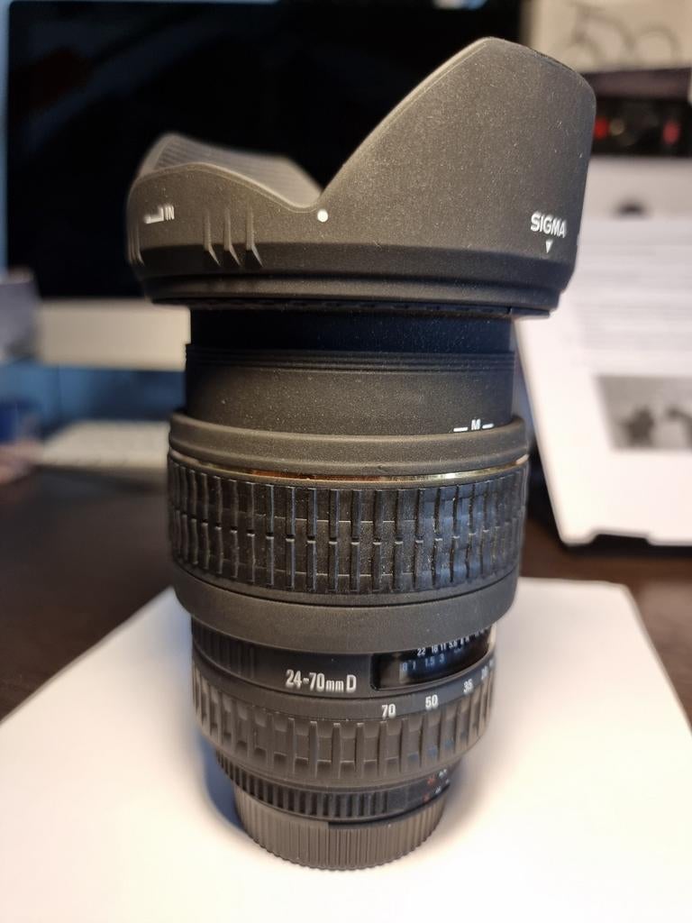Prachtige Sigma 24-70mm, f/2.8 EX (Nikon), Ophalen, Zo goed als nieuw, Standaardlens, Zoom