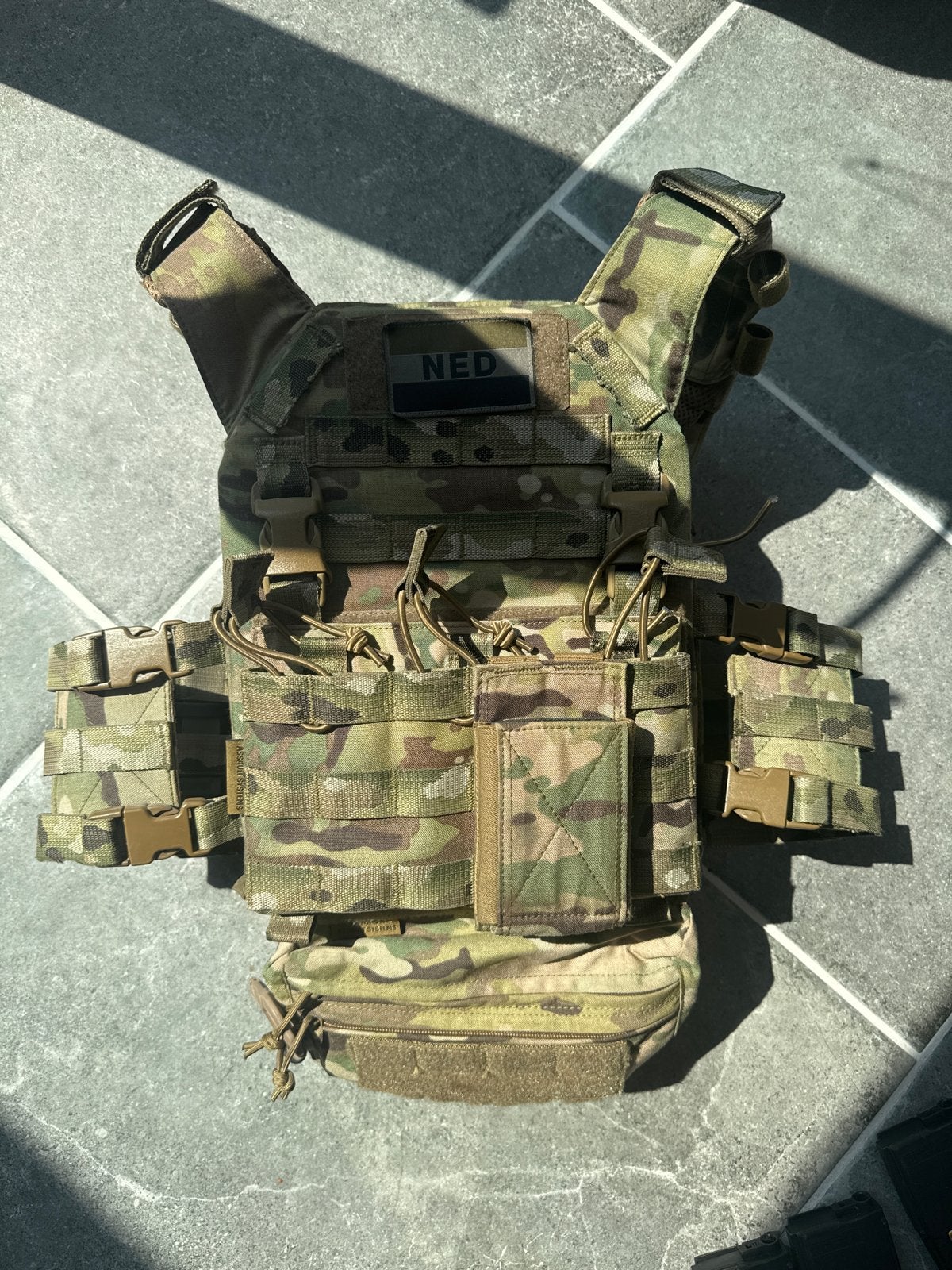 Warrior Assault Systems Plate Carrier Multicam met Accessoir, Ophalen, Overige soorten, Overige gebieden, Kleding of Schoenen