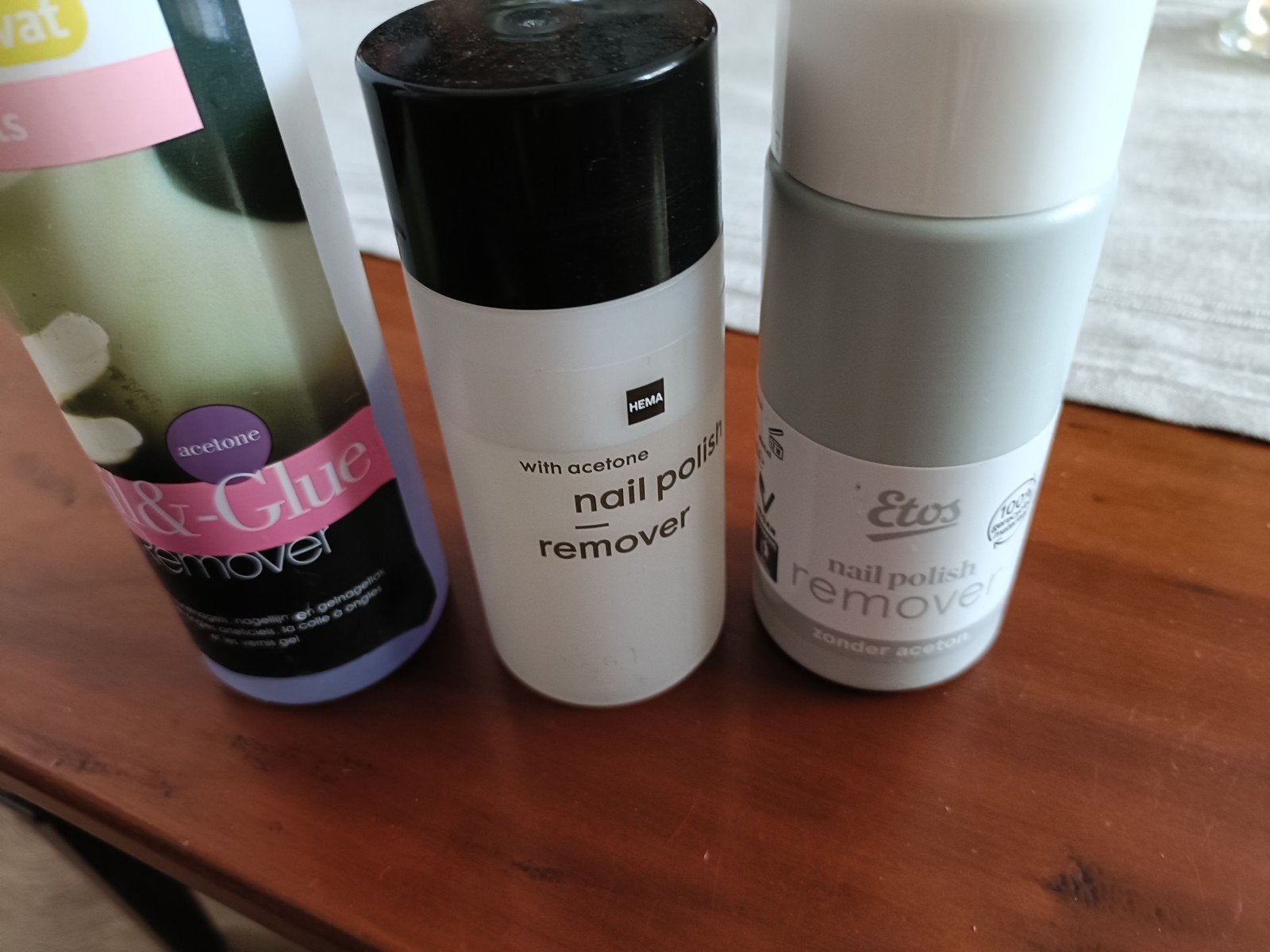 Nagellakremover - Hema, Etos en ander merk, Ophalen, Gebruikt, Overige typen